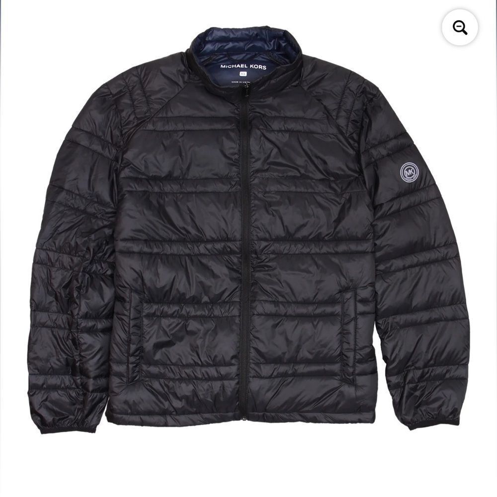 Michael Kors Black Puffer Jacket XXL Down Filled Excellent Condition